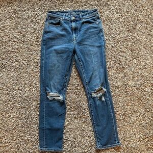 American Eagle Outfitters Blue Straight Leg Jeans